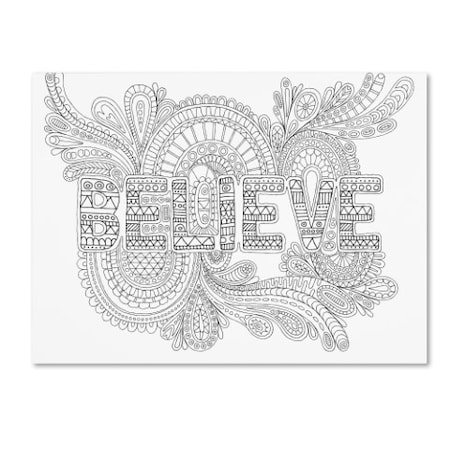 Hello Angel 'Letters & Words 8' Canvas Art,18x24